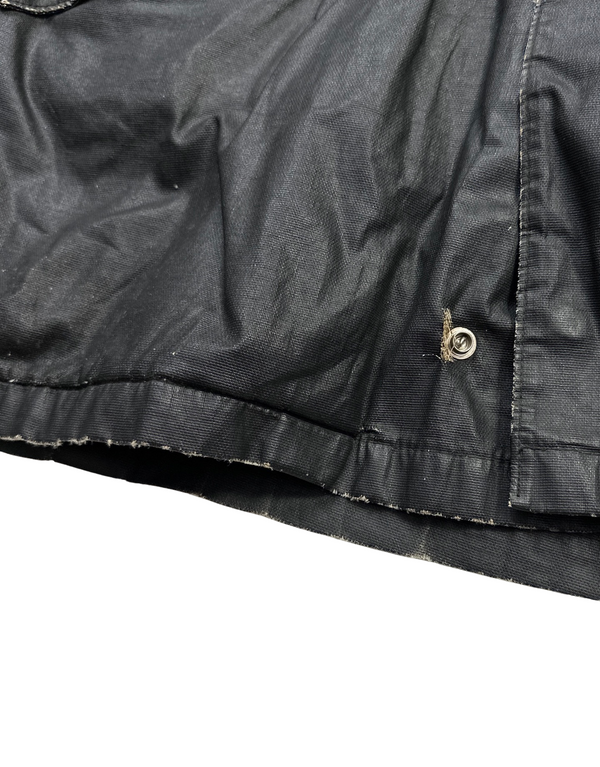 Stone Island 1999 Vintage Laminated Cotton Duel Layer Jacket - XL