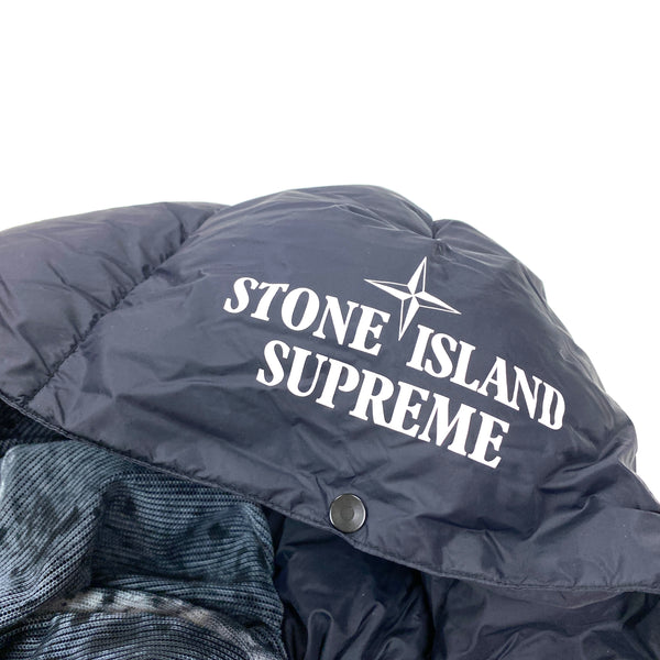 Stone Island x Supreme Paintball Camo Crinkle Reps Puffer Jacket