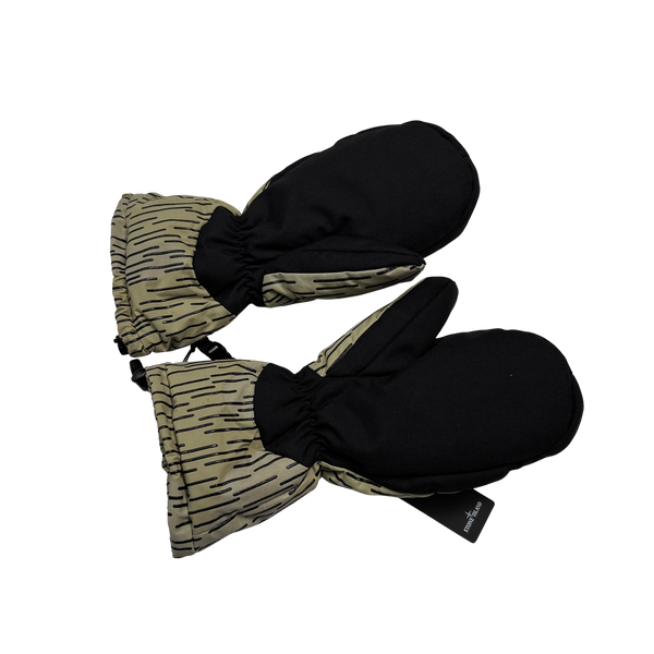 Stone Island 2021 Reflective Rain Camo Gloves