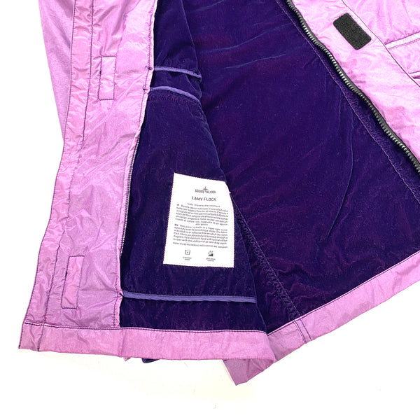 Stone Island Purple Lamy Flock Multipocket Jacket