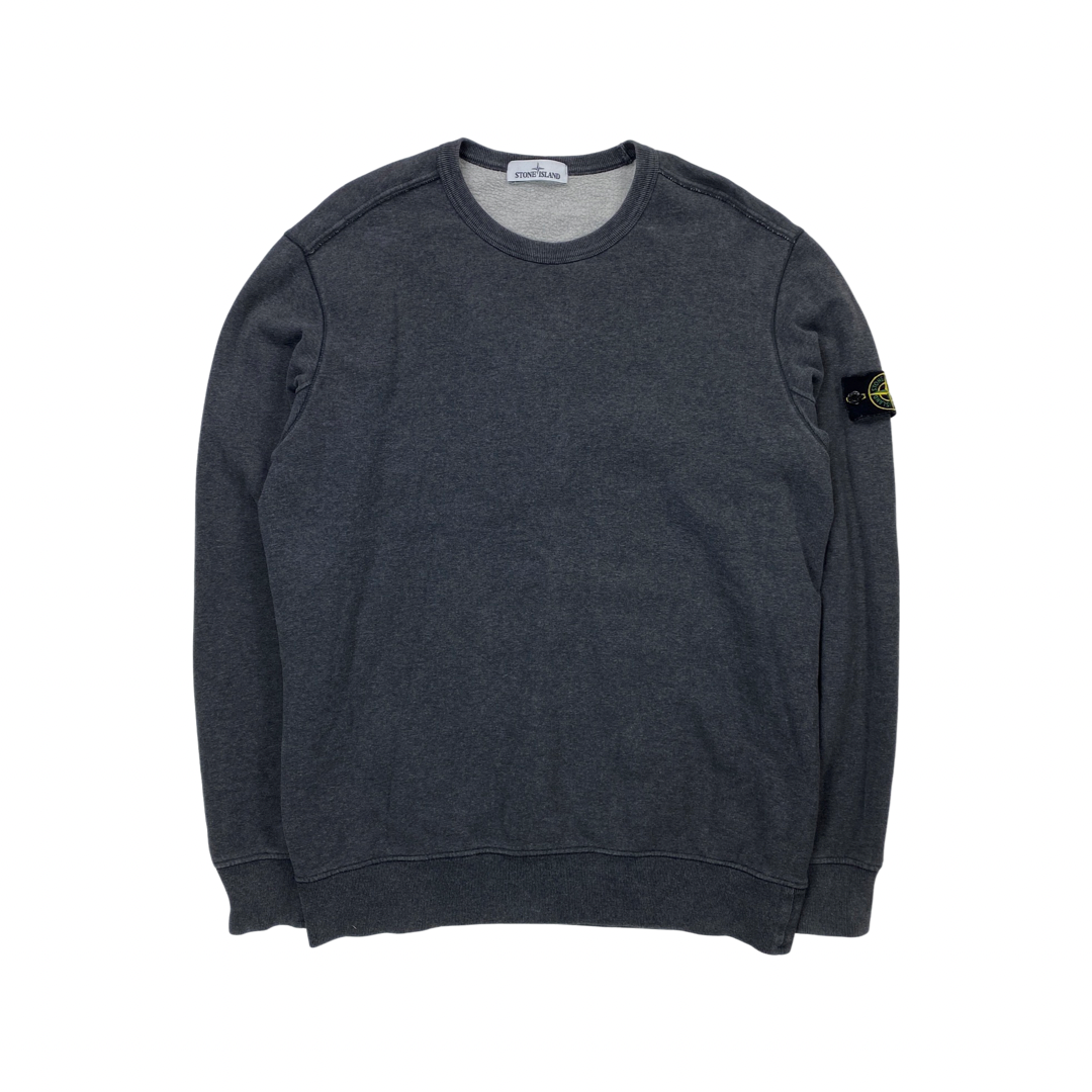 Dark grey on sale stone island sweatshirt