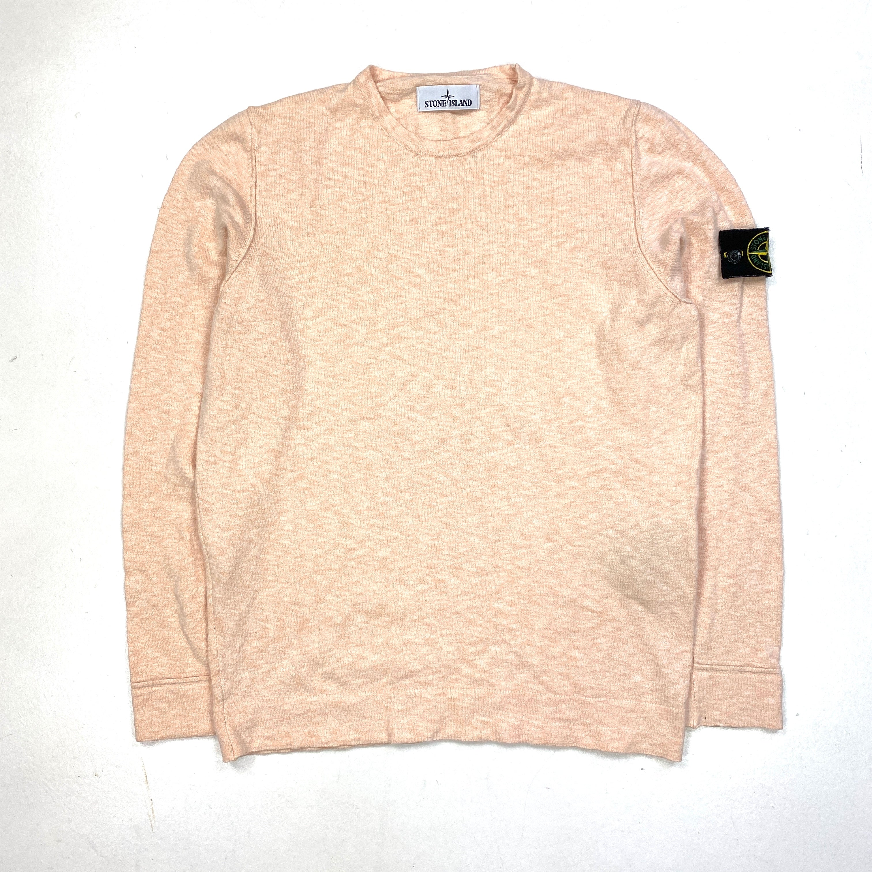 Stone island hot sale jumper peach