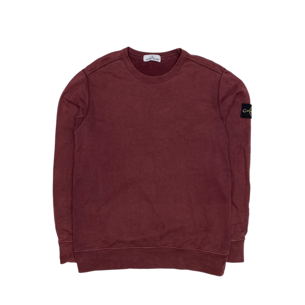 Stone island jumper burgundy online