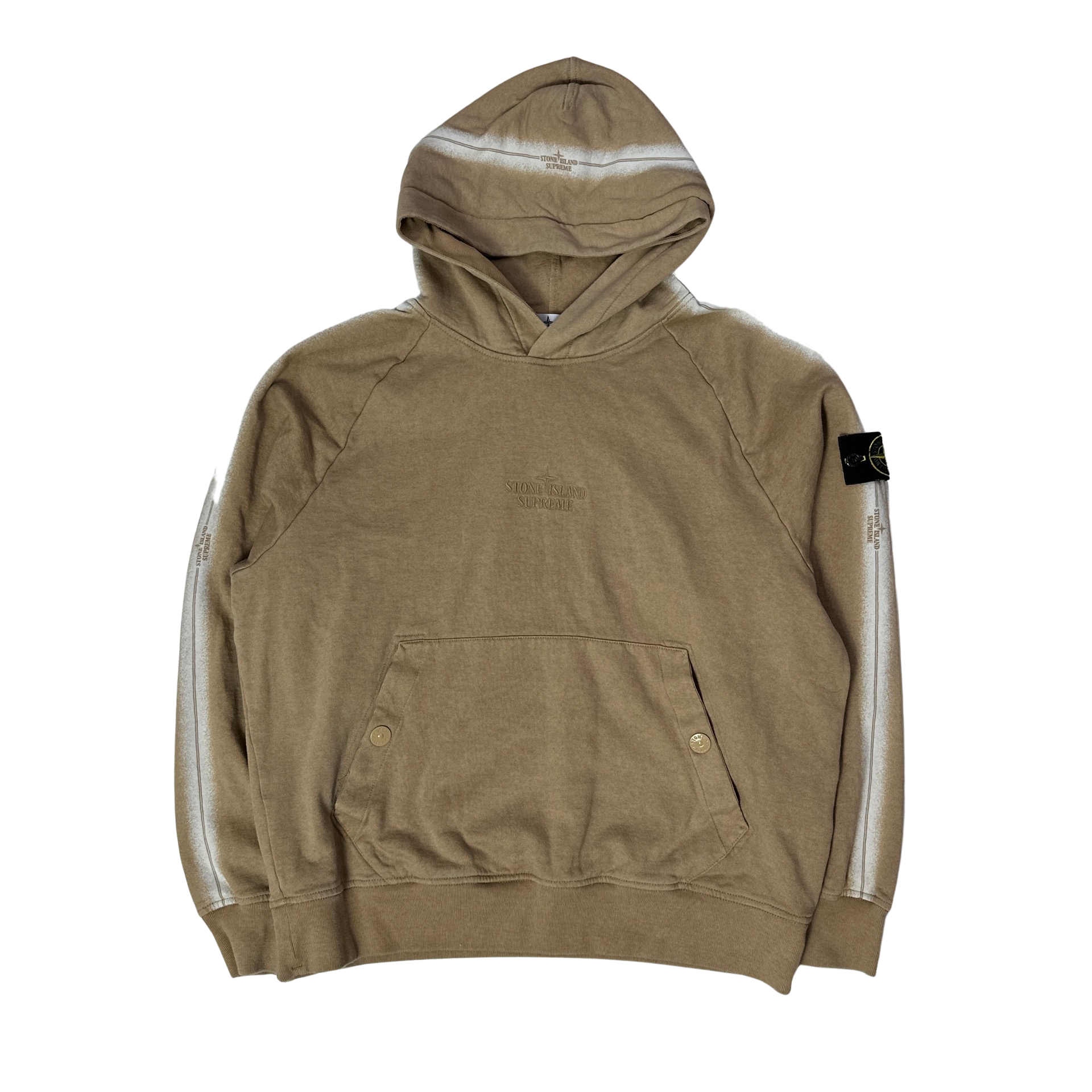 Stone island clearance supreme hoodie olive