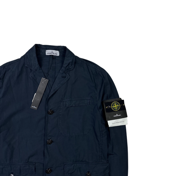 Stone Island Navy Tela Paracadute Blazer Jacket