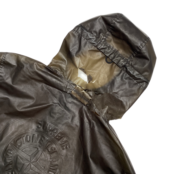 Stone Island x Supreme 2017 Black Poly Cover Composite Smock