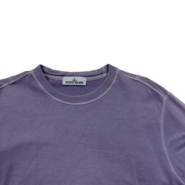 Stone Island 2015 Lavender Purple Crewneck Sweatshirt Large Mat s Island