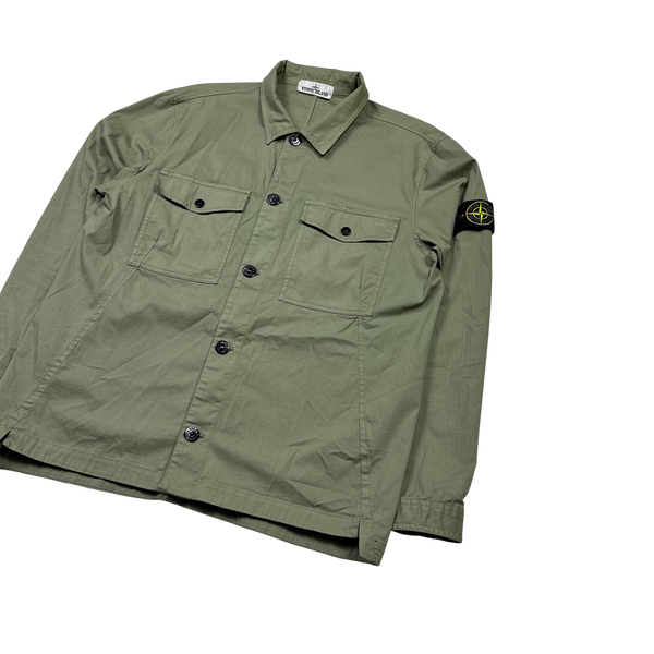 Stone Island 2019 Cotton Rip Stop Overshirt - Large