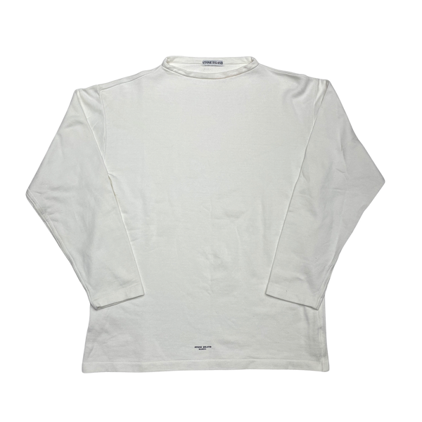 Stone Island Marina 80's White Crewneck Sweatshirt – Mat's Island