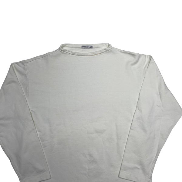 Stone Island Marina 80's White Crewneck Sweatshirt – Mat's Island