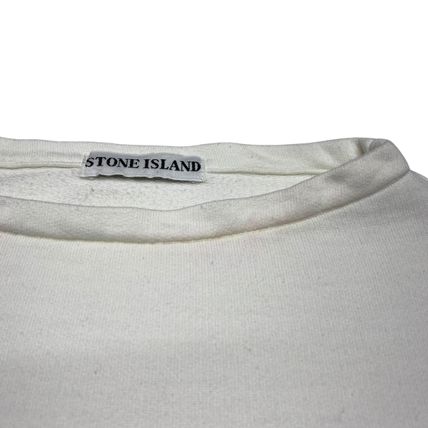 Stone Island Marina 80's White Crewneck Sweatshirt – Mat's Island