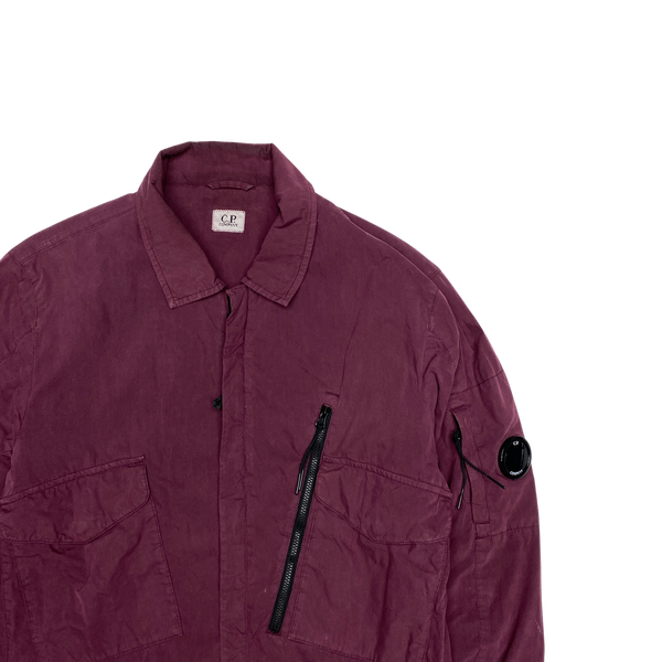 Cp company overshirt on sale purple