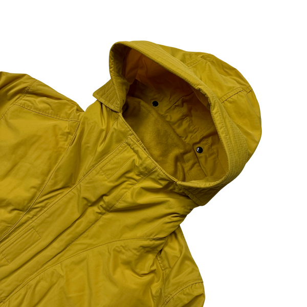 Stone Island Yellow Micro Reps Primaloft Lined Jacket - Small