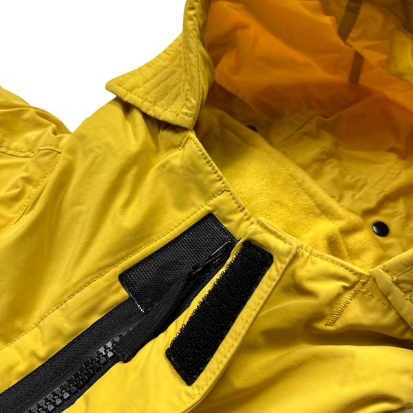 Stone Island Yellow Micro Reps Primaloft Lined Jacket - Small