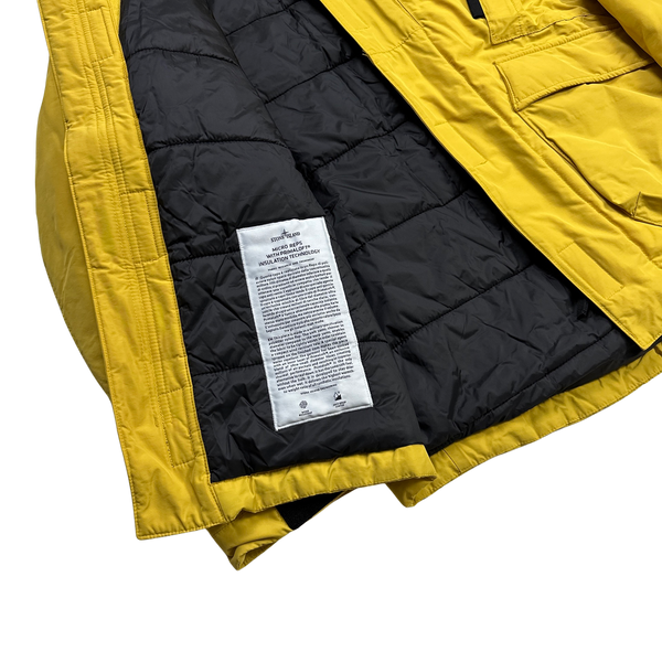 Stone island micro on sale reps jacket yellow