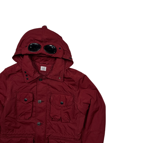 CP Company Micro Kei Red Goggle Jacket Small