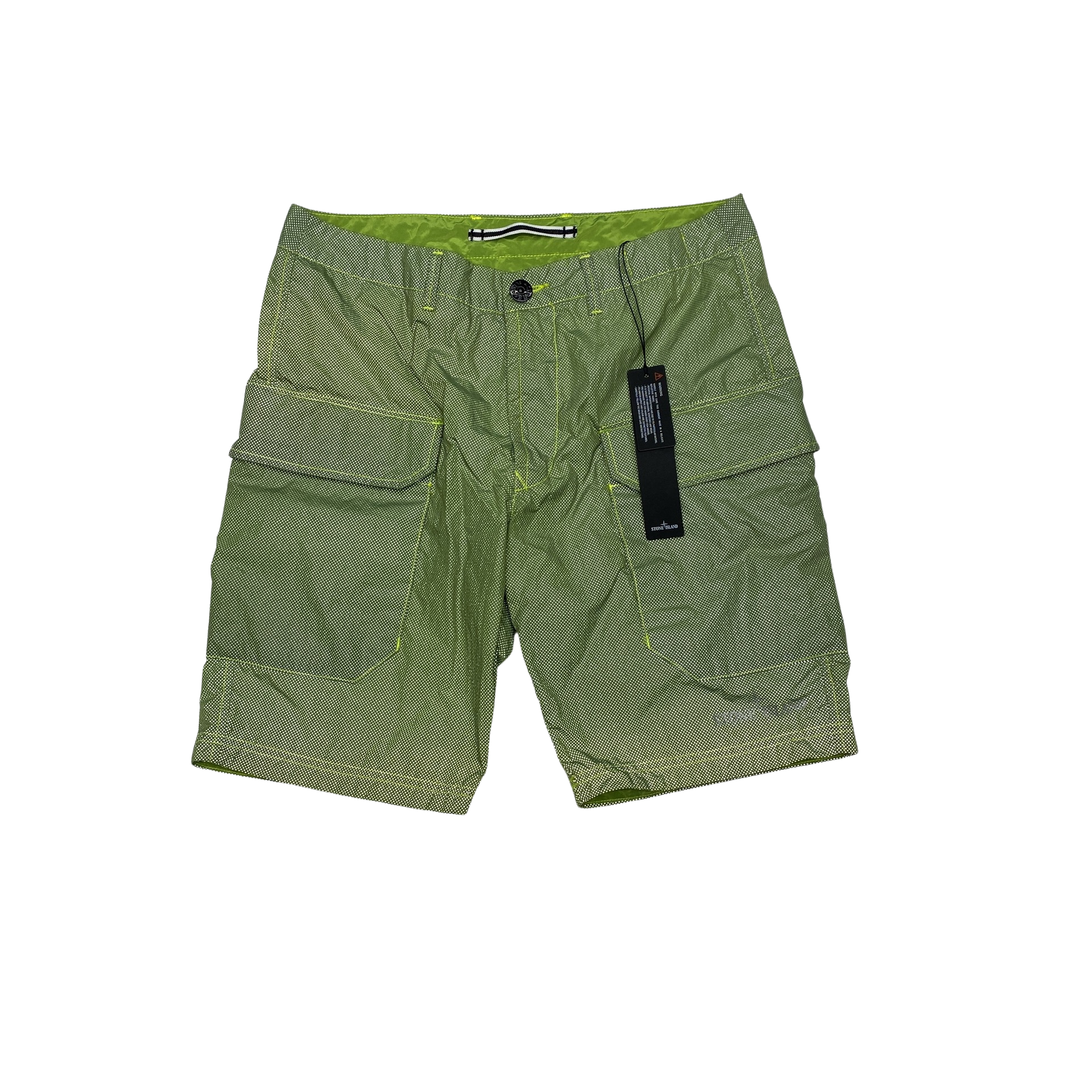 stone island reflective shorts