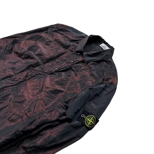 Stone Island 2016 Dark Red Weft Overshirt - Large