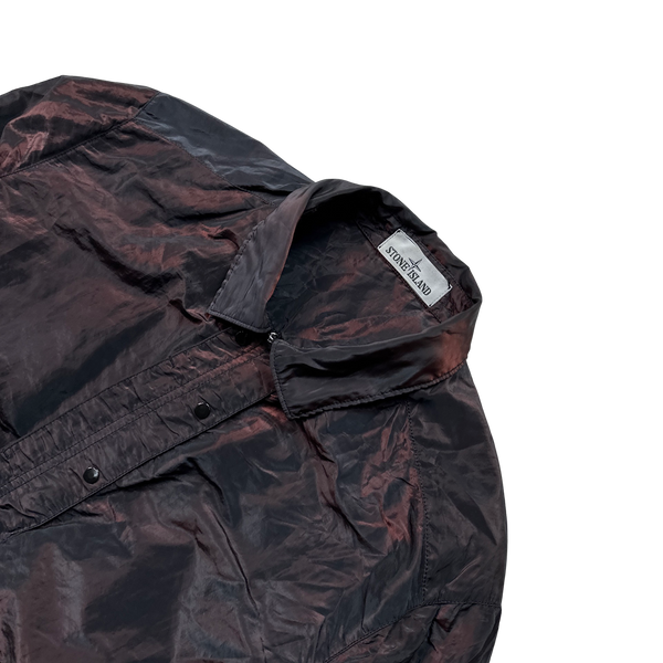 Stone Island 2016 Dark Red Weft Overshirt - Large