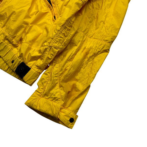 Stone Island 2011 Yellow Membrana TC Hooded Jacket - XXL