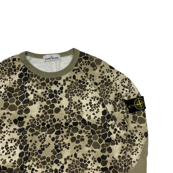 Stone Island 2018 Alligator Camo Crewneck Sweatshirt