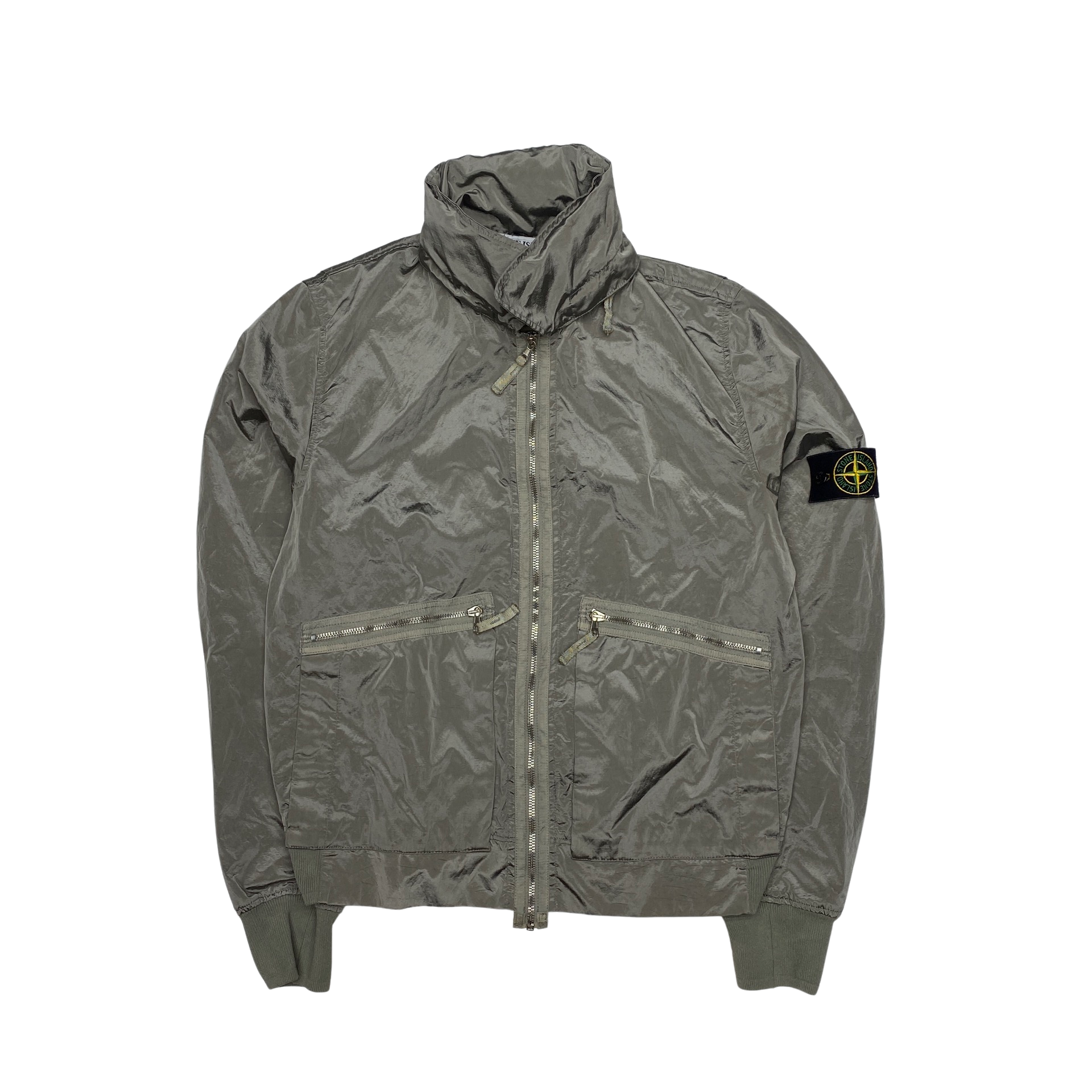 Stone island nylon outlet metal bomber jacket