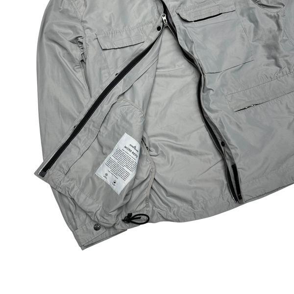 Stone Island 2020 Grey Micro Reps Field Multi Pocket Jacket