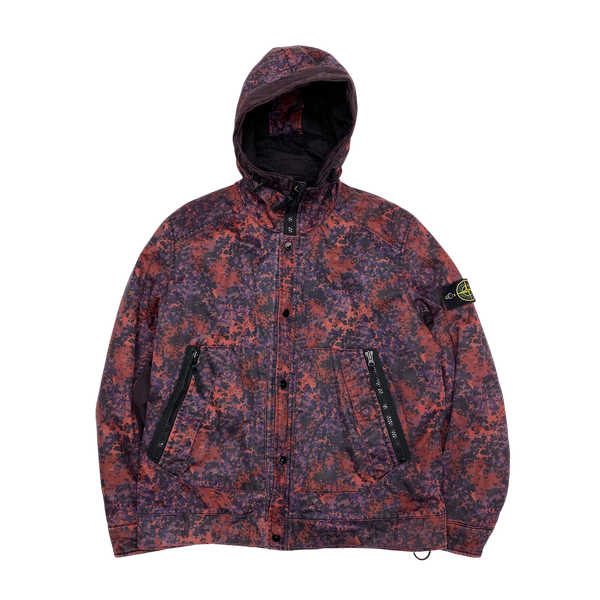 Stone island camo on sale coat