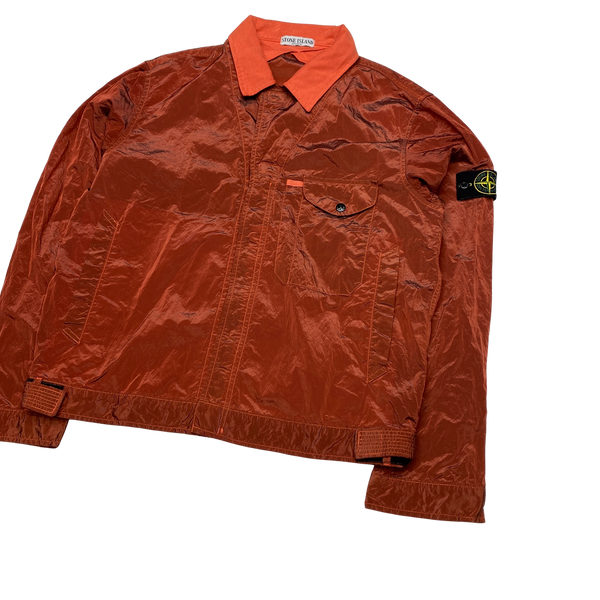 Stone Island 2006 Nylon Metal Red Shimmer Jacket – Mat's Island