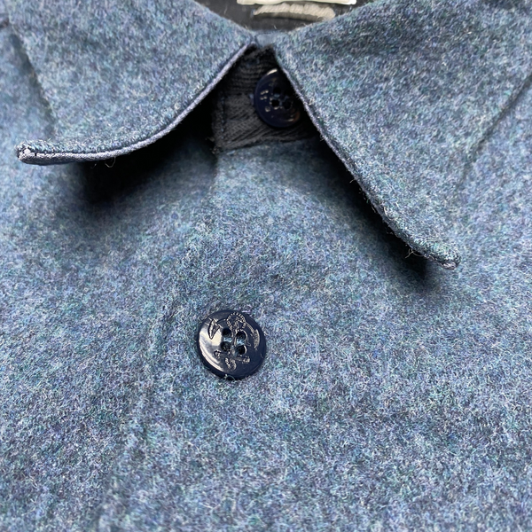 Stone Island Vintage 1995 Navy Wool Overshirt