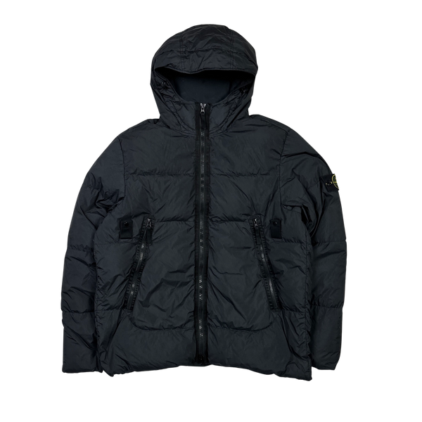 Stone Island 2021 Black Crinkle NY Down Puffer Jacket – Mat's Island