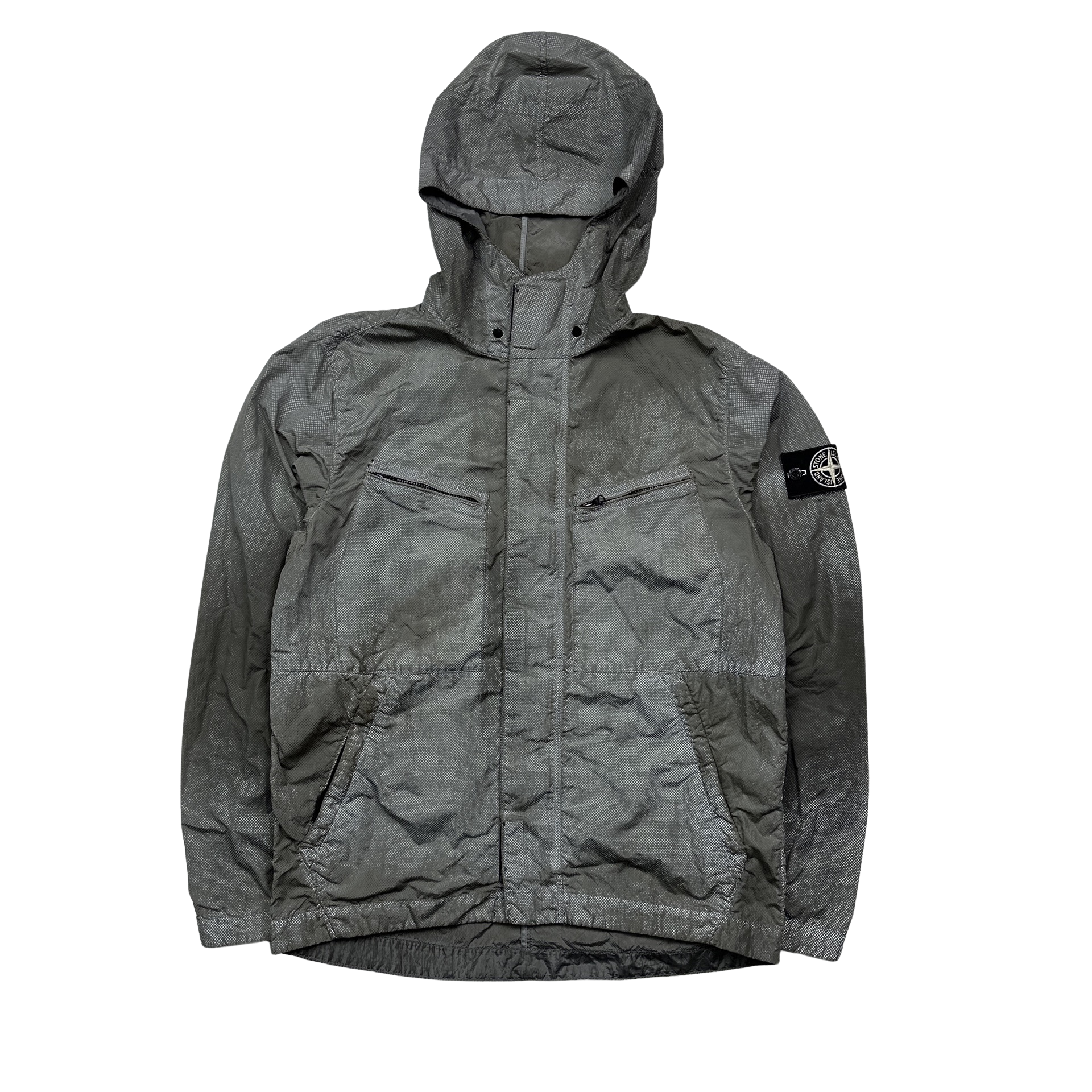 Stone island garment hot sale dyed pixel reflective