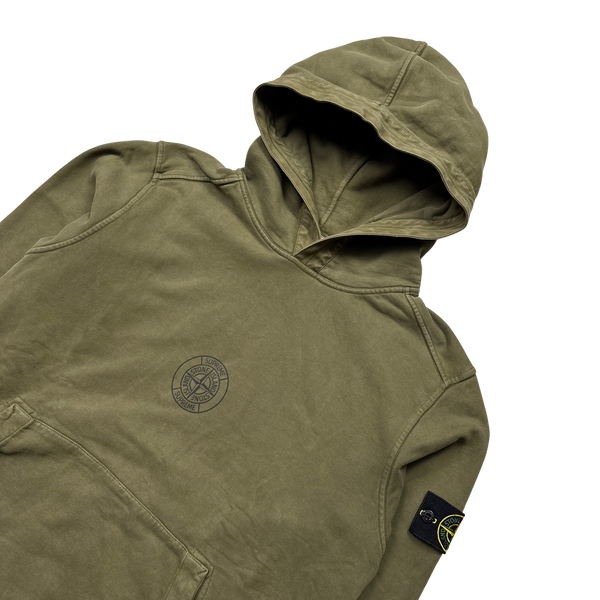 Supreme stone island hot sale hoodie olive