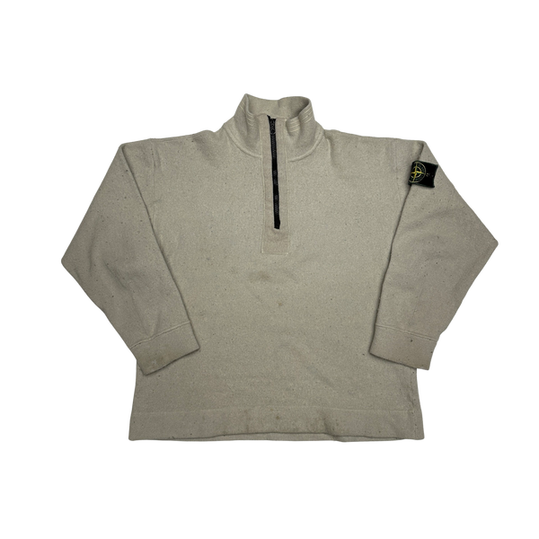 Stone Island 1996 Vintage High Neck Pullover Jumper