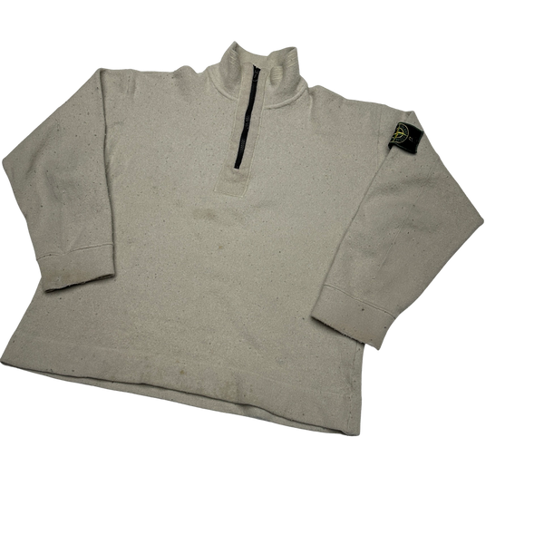 Stone Island 1996 Vintage High Neck Pullover Jumper