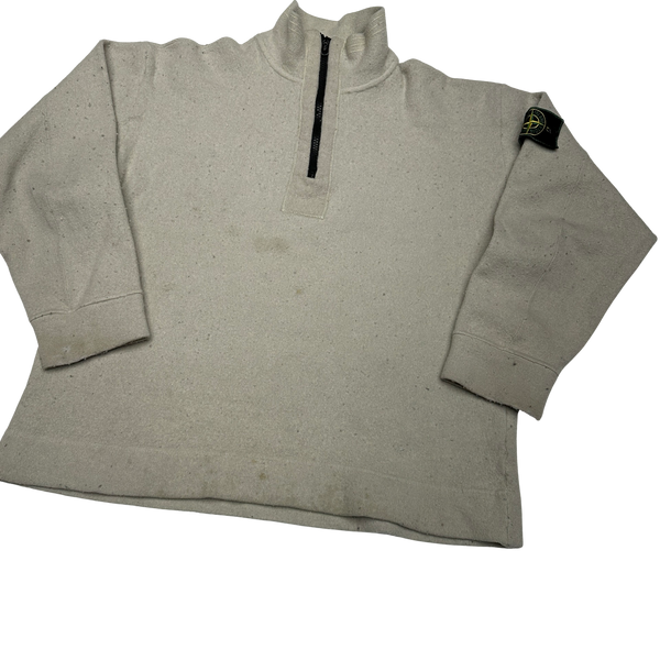 Stone Island 1996 Vintage High Neck Pullover Jumper