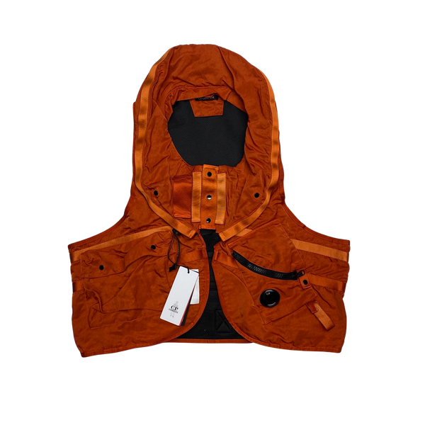 CP Company Orange Multi Pocket Nylon Utility Vest