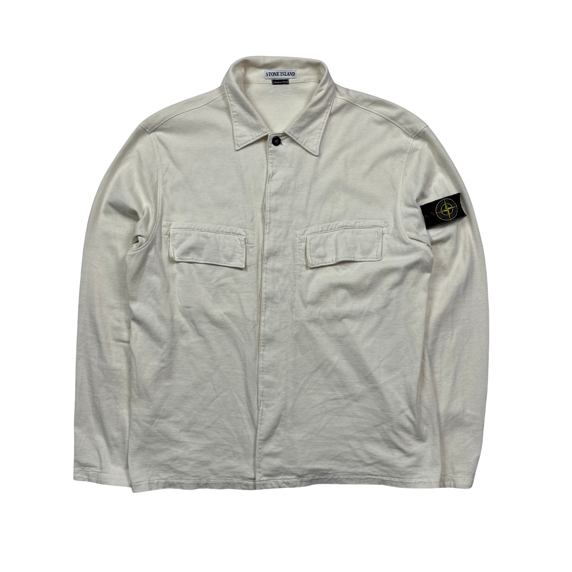 Stone Island 1998 Vintage Cotton Overshirt - Large – Mat's Island