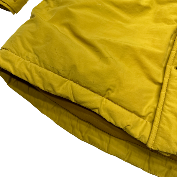 Stone Island Yellow Micro Reps Down Filled Parka Jacket