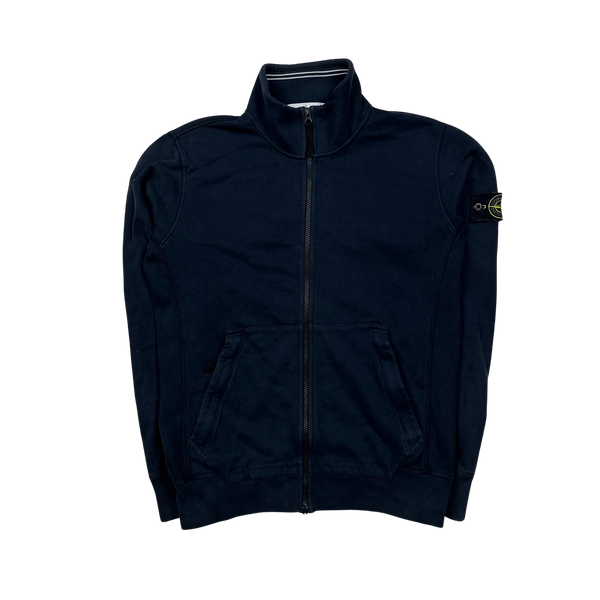 Stone Island 2015 Navy Zipped Jumper - Large