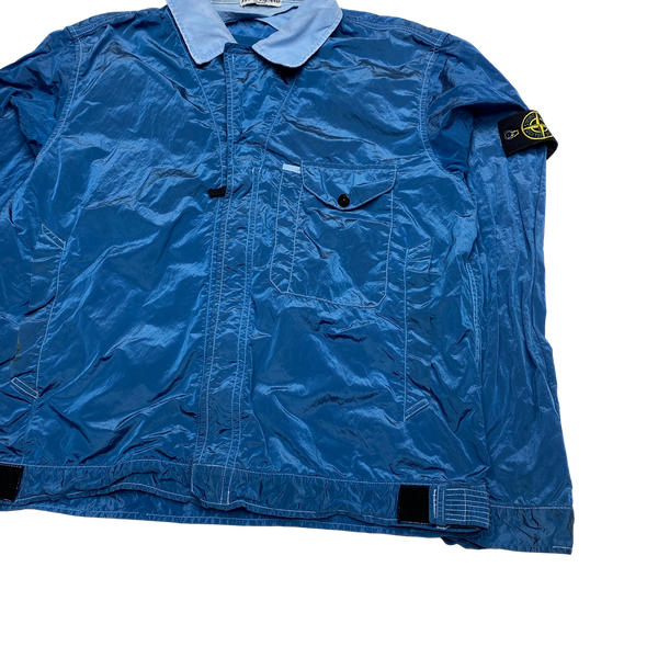 Stone Island 2006 Nylon Metal Blue Shimmer Jacket – Mat's Island