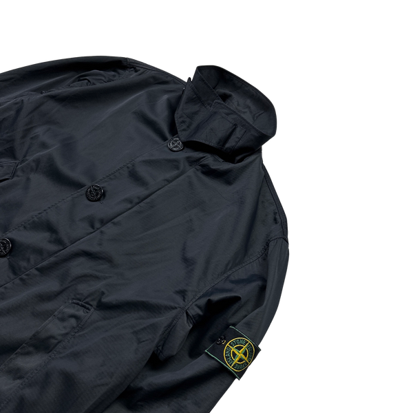 Stone Island Navy Vintage Nylam 1995 Jacket - Large
