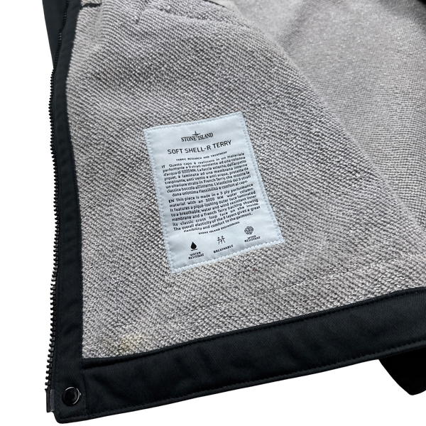 Stone Island 2015 Soft Shell Terry Fleece Jacket - 3XL