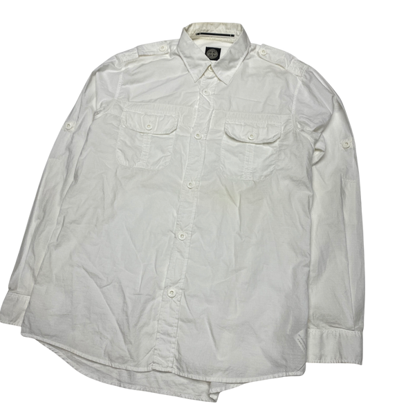 Stone Island 2011 White Cotton Shirt