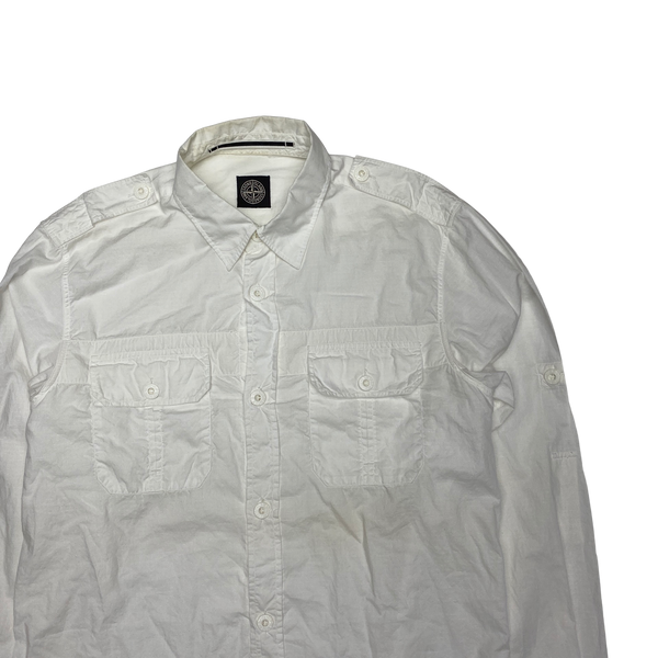 Stone Island 2011 White Cotton Shirt