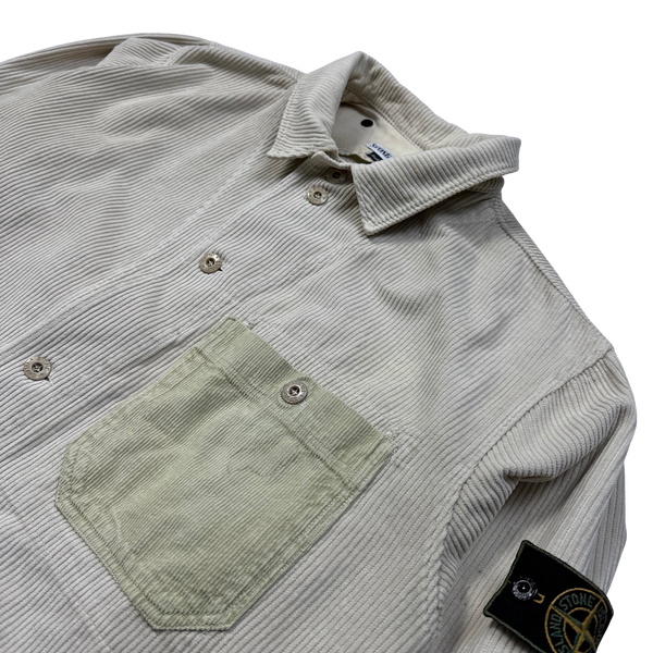 Stone Island 1996 Beige Jumbo Cord Overshirt – Mat's Island