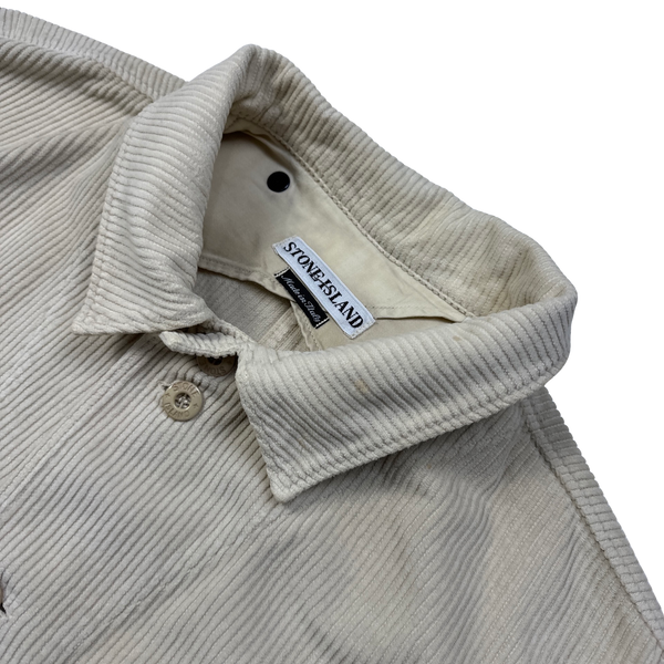 Stone Island 1996 Beige Jumbo Cord Overshirt – Mat's Island