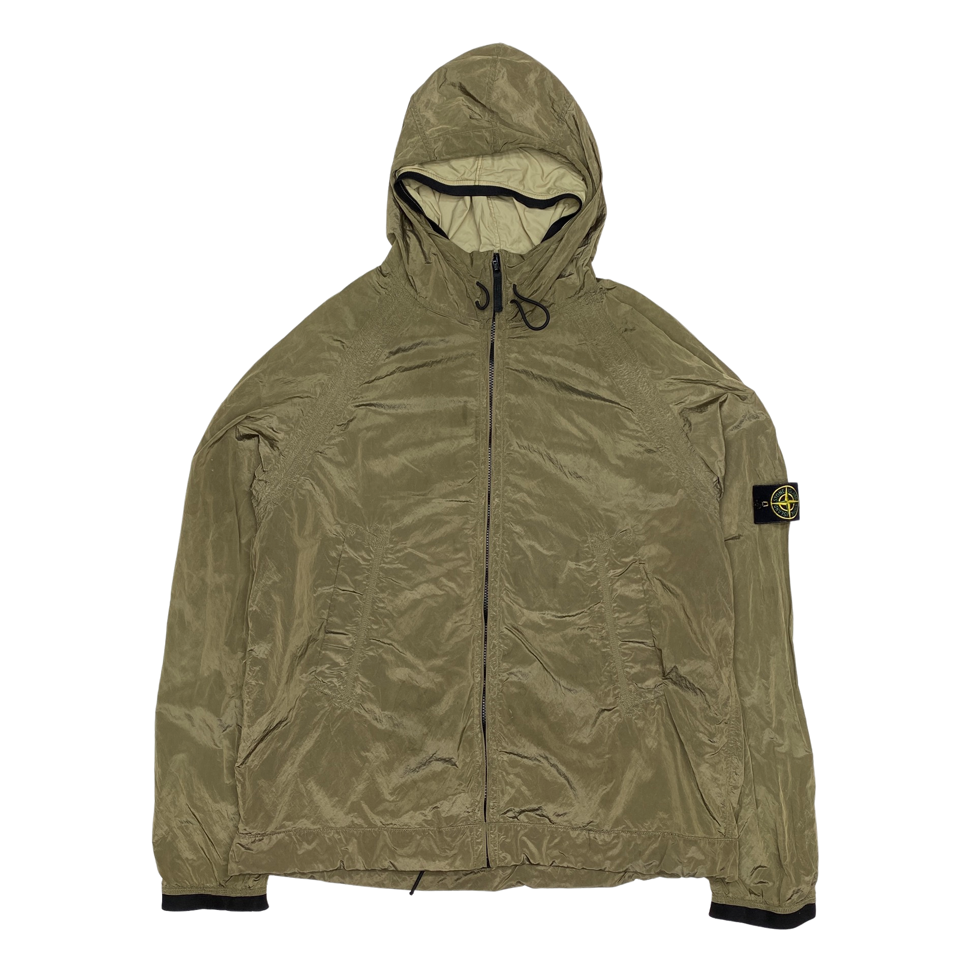 Stone Island 2006 Olive Green Nylon Metal Shimmer Jacket – Mat's