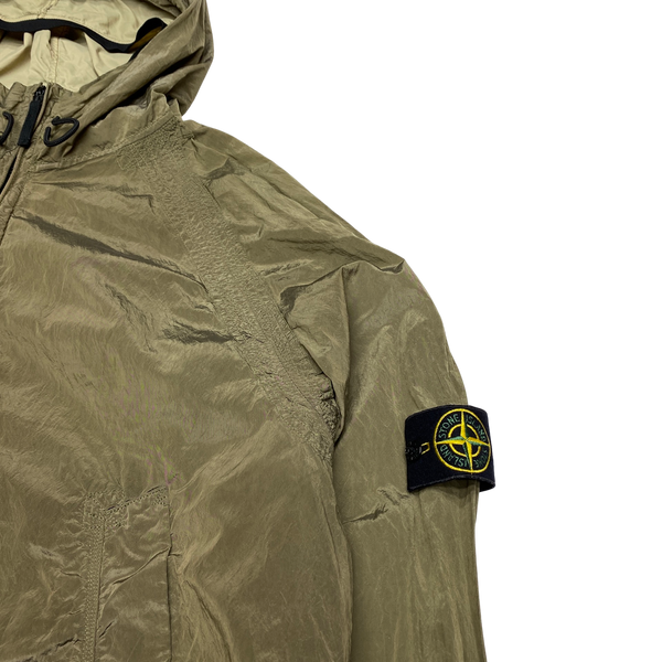 Stone Island 2006 Olive Green Nylon Metal Shimmer Jacket – Mat's