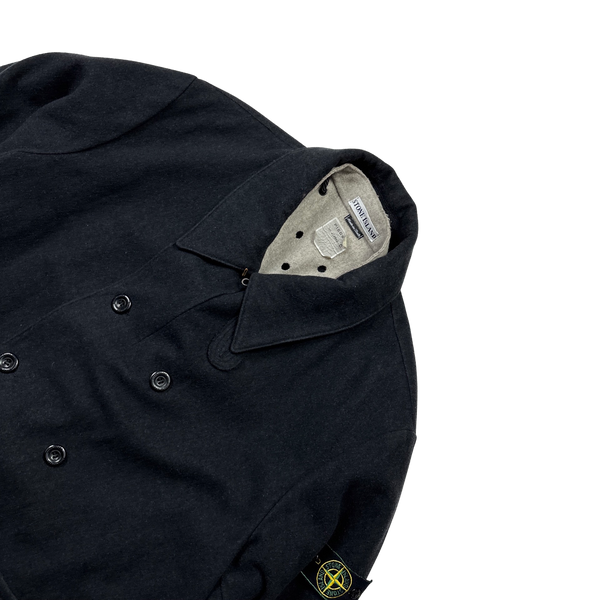 Stone Island 1998 Black Vintage Duffle Coat